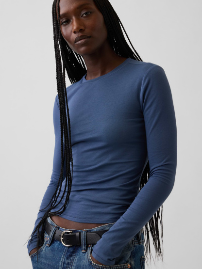 CloseKnit Jersey T-Shirt - Sargassus blue