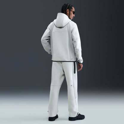Nike Tech Men's Colour-Block Full-Zip Fleece Windrunner Jacket - Light Silver/Light Smoke Grey/Black