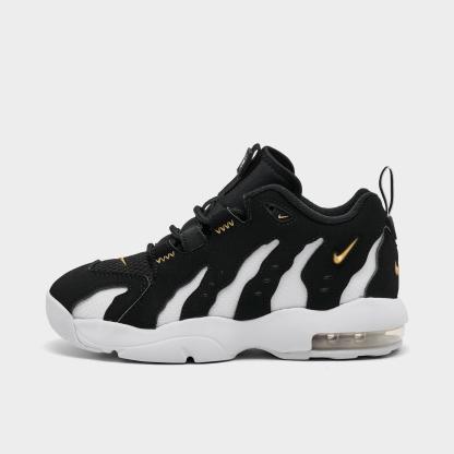 Little Kids' Nike Air DT Max ‘96 Low Casual Shoes - Black/Metallic Gold/White