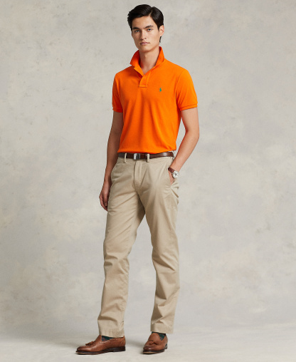 Polo Ralph Lauren Men's Straight-Fit Stretch Chino Pants - Classic Tan