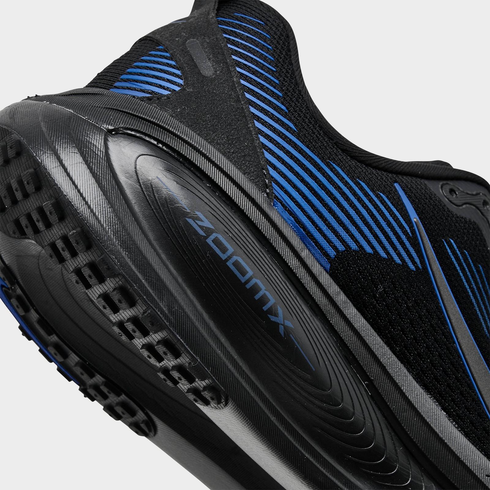 Men's Nike Vomero 18 Running Shoes - Black/Black/Game Royal/Anthracite