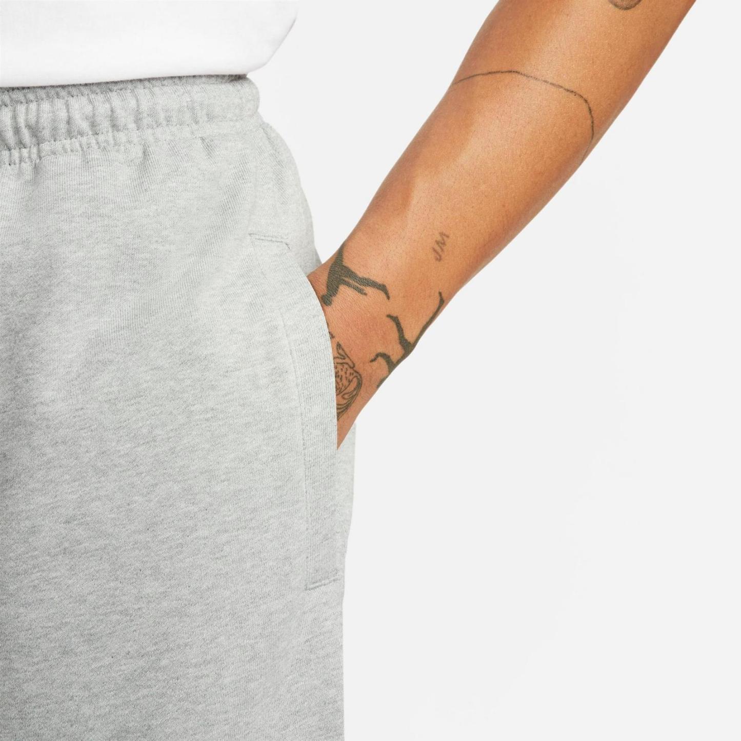 Men's Nike Dri-FIT Standard Issue French Terry Shorts - Dark Grey Heather/Pale Ivory