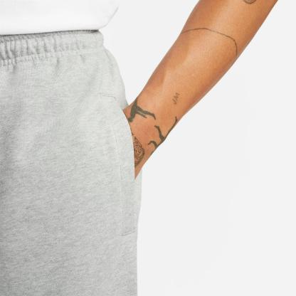 Men's Nike Dri-FIT Standard Issue French Terry Shorts - Dark Grey Heather/Pale Ivory