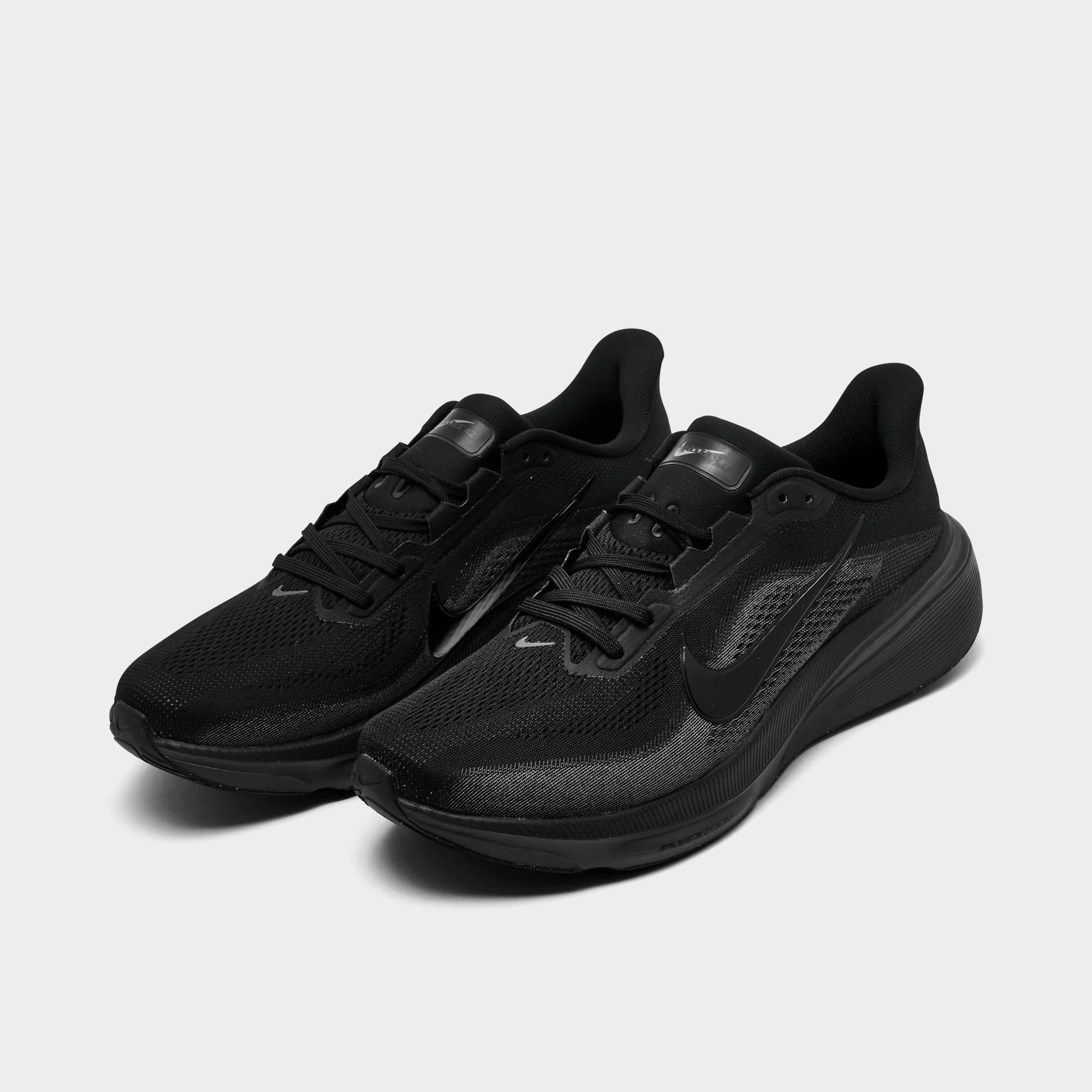 Men's Nithtke Pegasus 42 Running Shoes - Part 1 - Black/Anthracite/Black - Both shoes facing left
