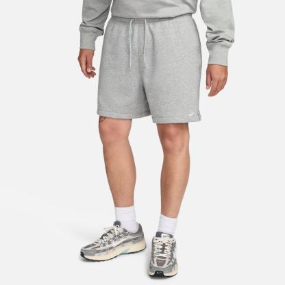 Men's Nithtke Club French Terry Flow Shorts - Dark Grey Heather/Light Smoke Grey/White