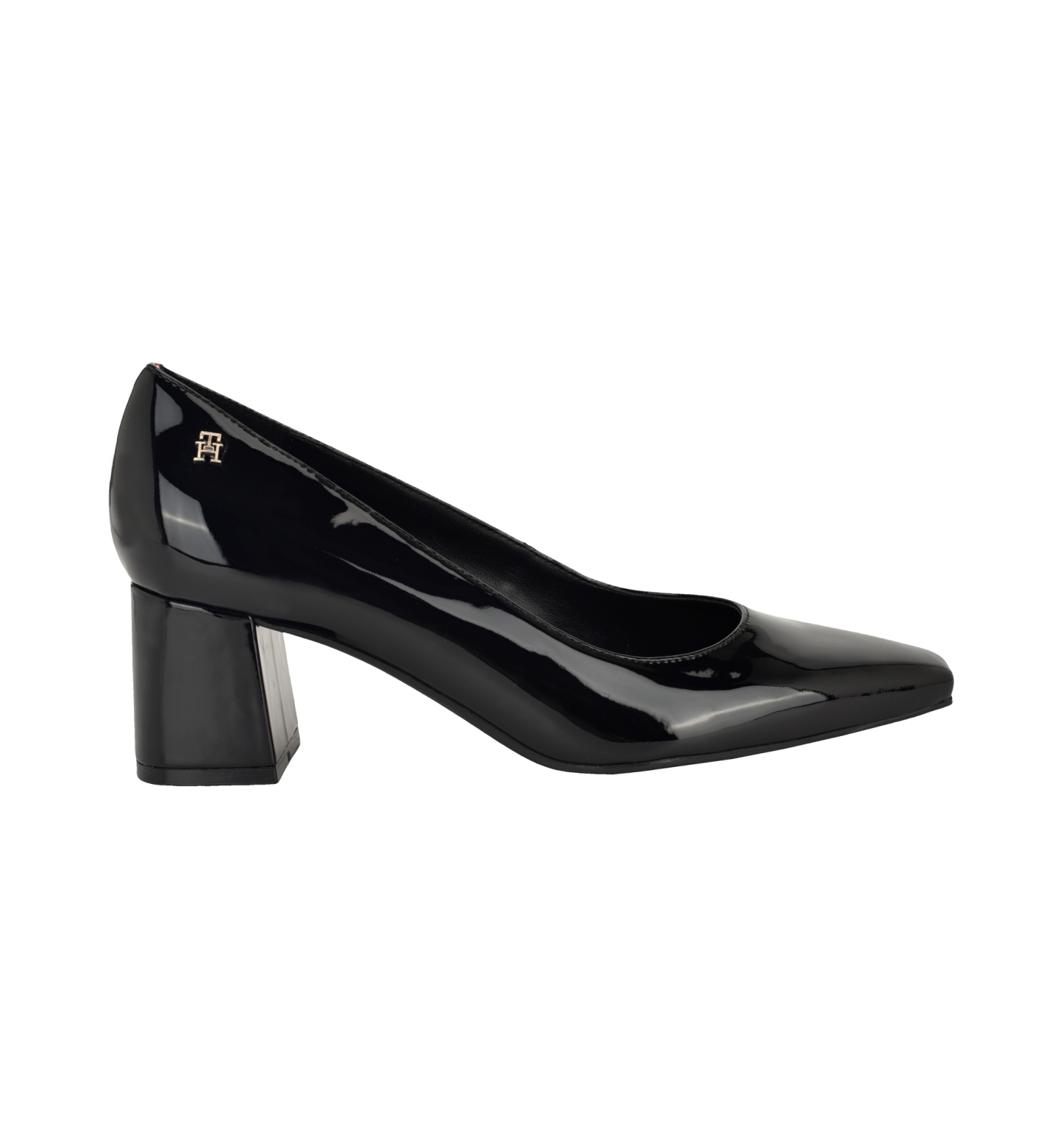 Tommy Hilfiger Women's Opheili Classic Block Heel Pumps - Black Patent