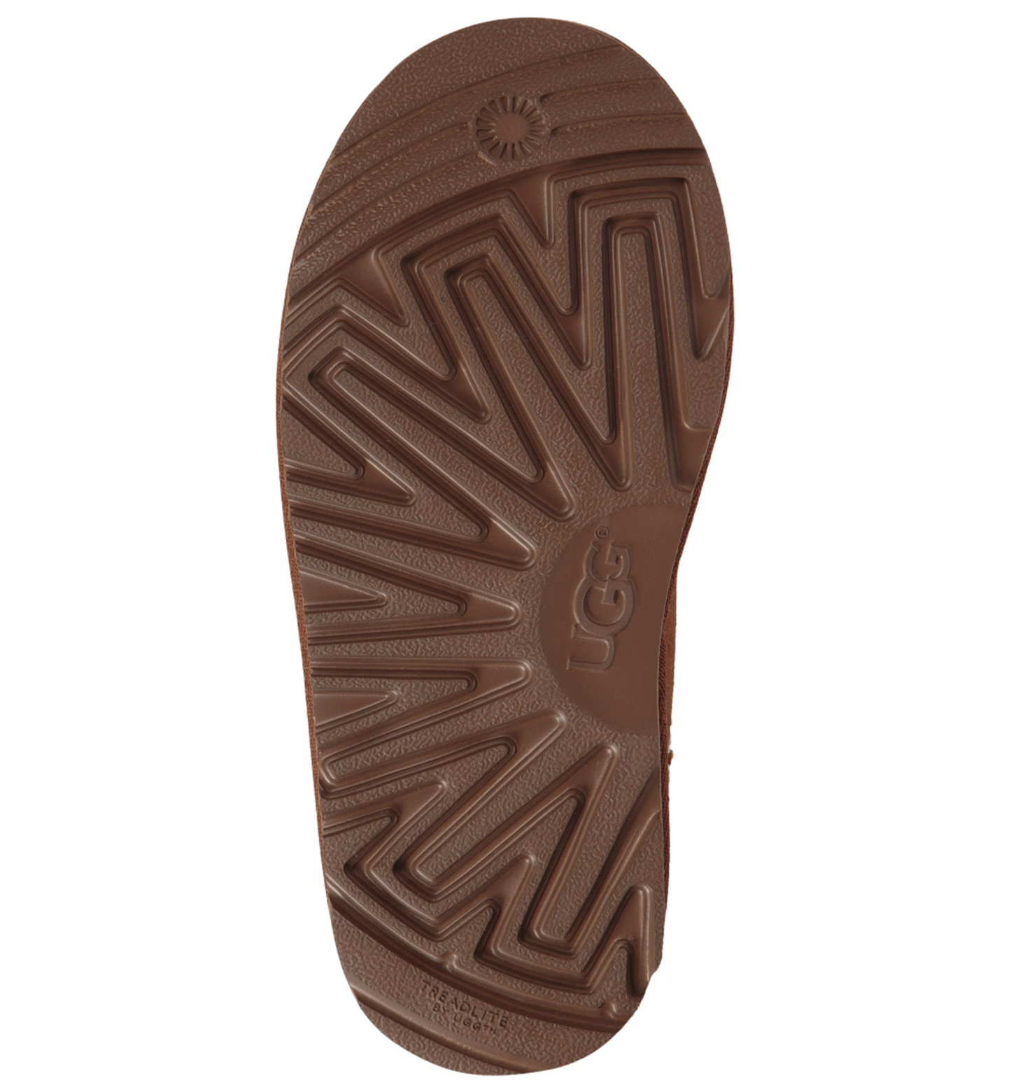 UGG® Kids Tasman II Clog Round Toe Slippers - Chestnut