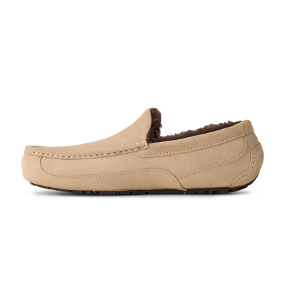 UGG® Men's Ascot Moccasin Slippers - Beige