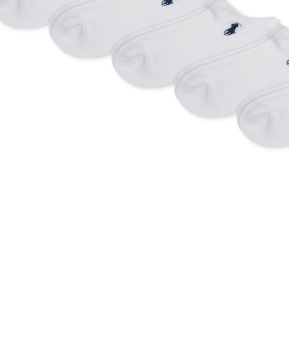 Polo Ralph Lauren Women's 6-Pk. Cushion Low-Cut Socks - White Assortment