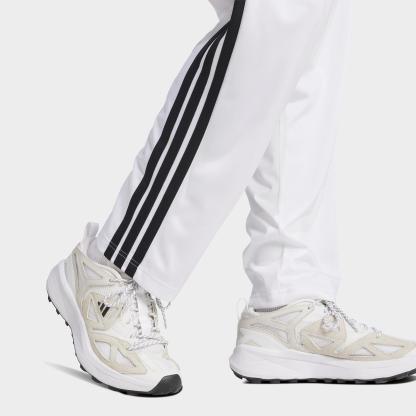 Men's adidas Dayready Open Hem Track Pants - White/Black