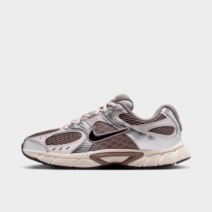 Big Kids' Nithtke V5 RNR Casual Shoes - Cave Stone/College Grey/Vast Grey/Black - Left shoe facing left. Outside of the shoe.