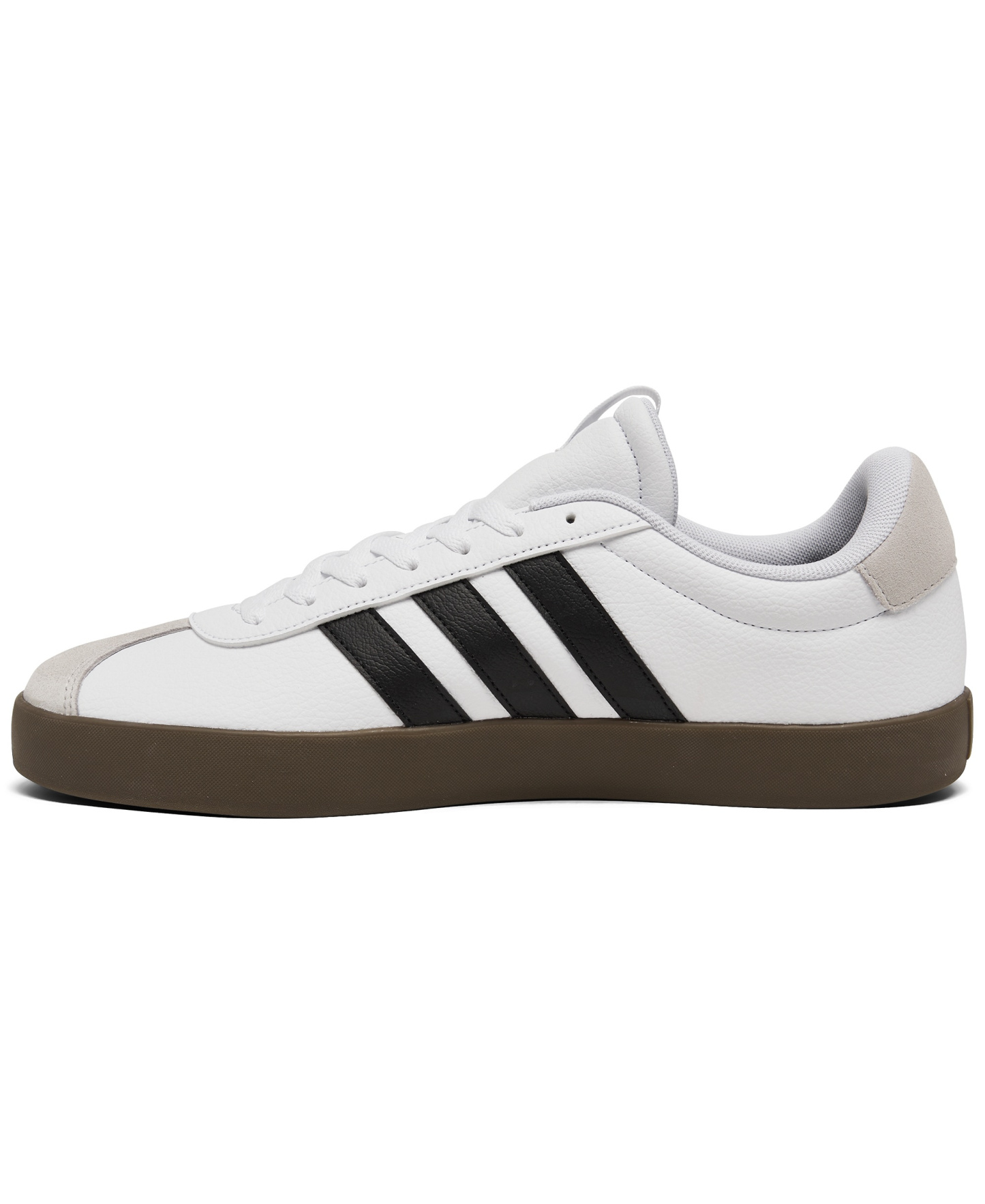 adidas Men's VL Court 3.0 Casual Sneakers from Finish Line - White, Black, Gray