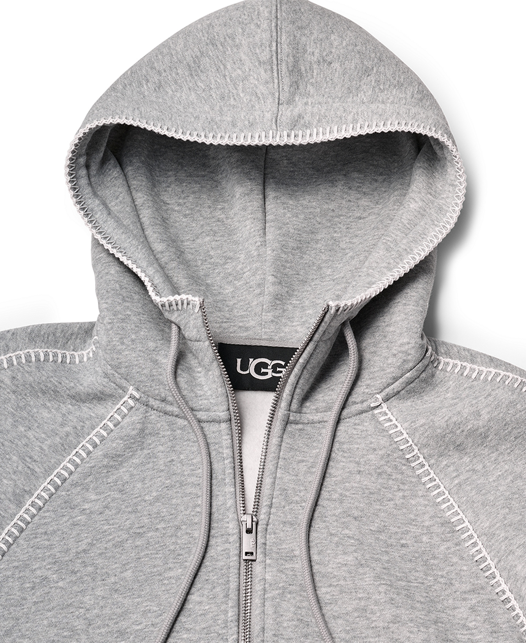 UGG Women's Classic Long-Sleeve Full-Zip Hoodie - Grey Heather