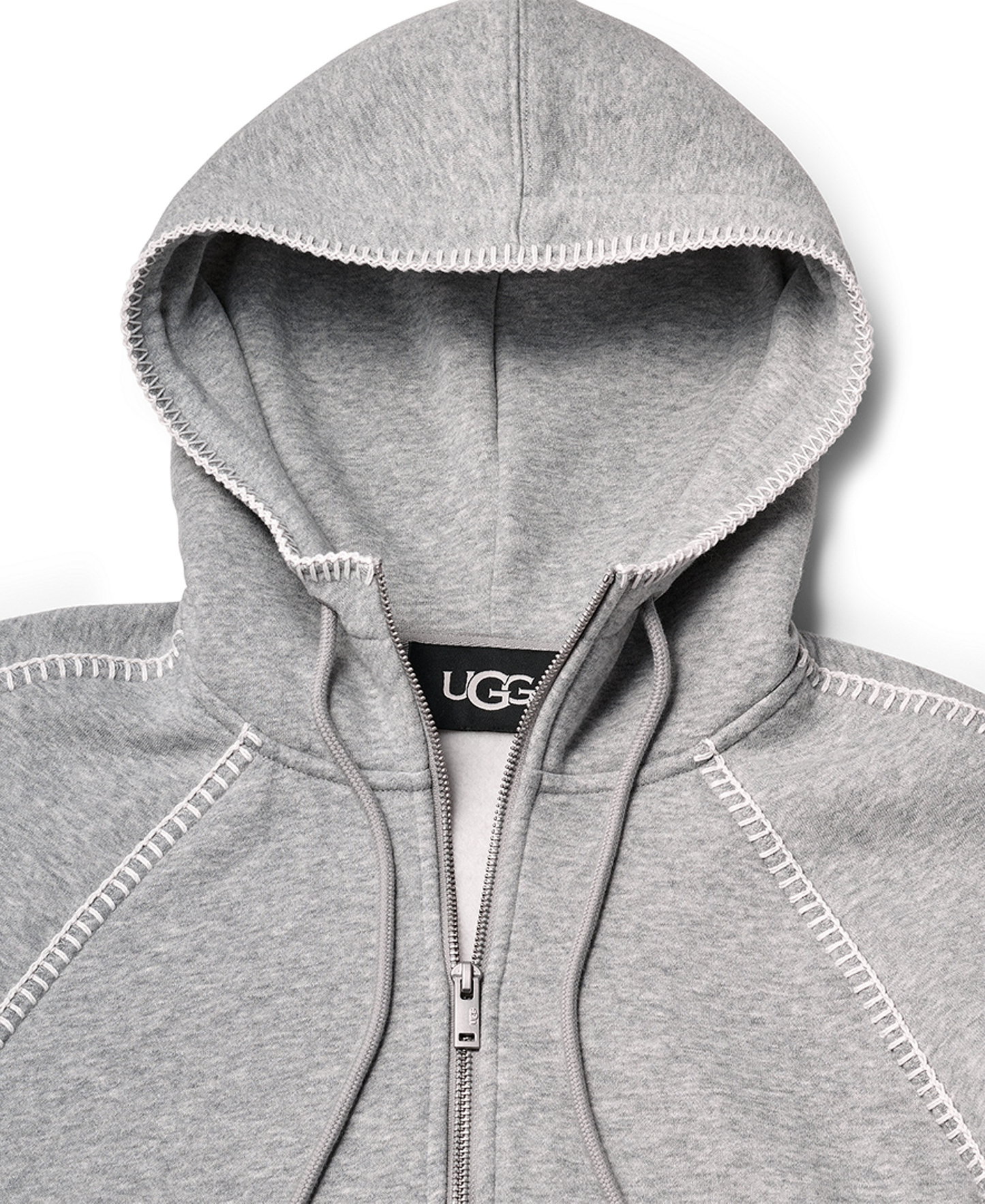 UGG Women's Classic Long-Sleeve Full-Zip Hoodie - Grey Heather