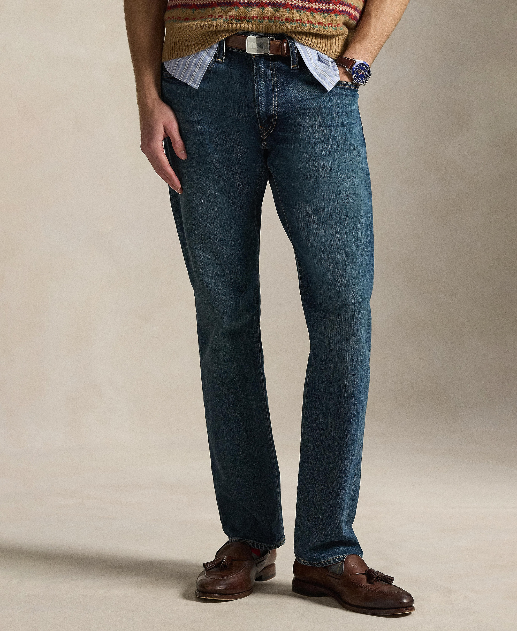 Polo Ralph Lauren Men's Hampton Relaxed Straight Jeans - Rockford Medium