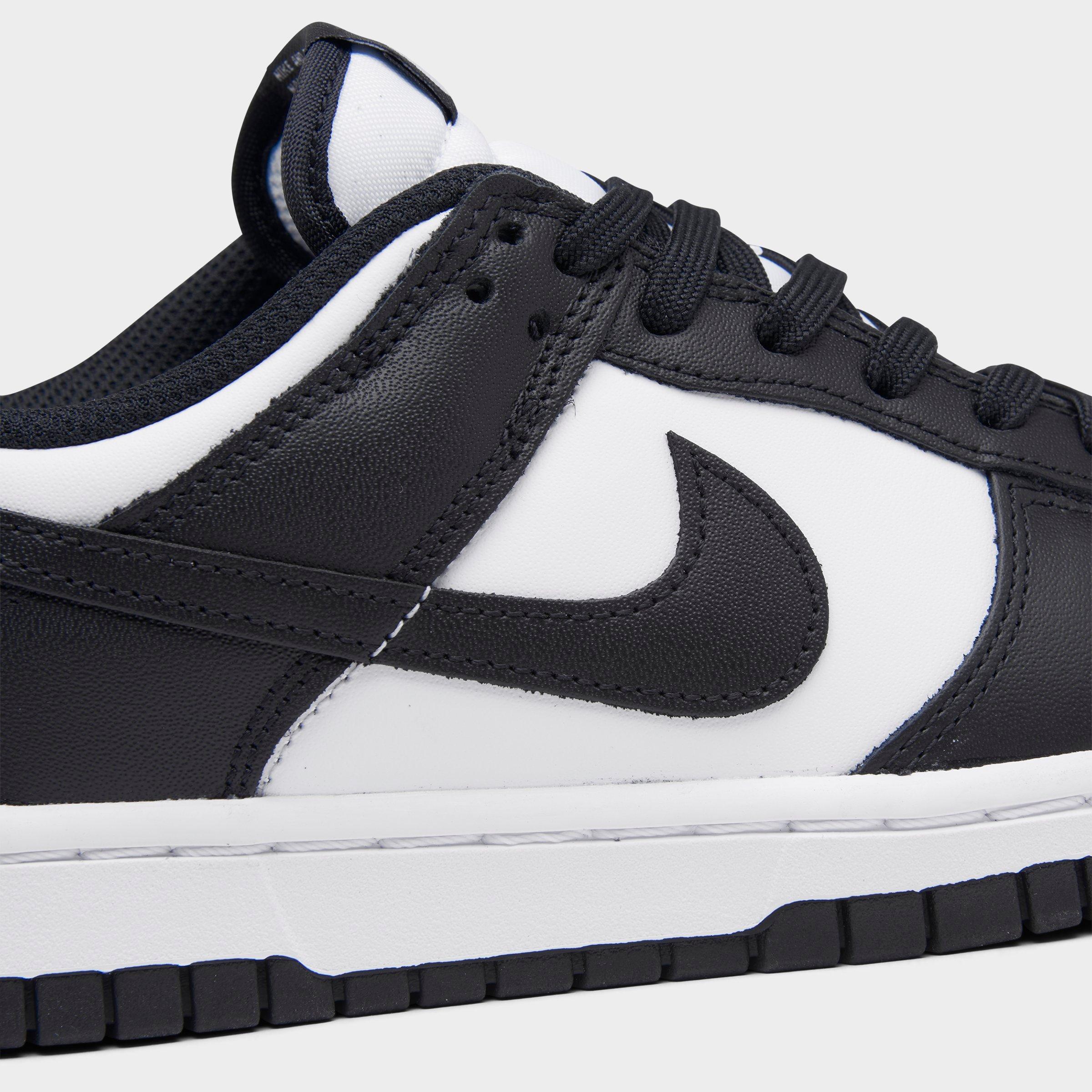 Women's Nithtke Dunk Low Retro Casual Shoes - White/Black/White - Detail shot