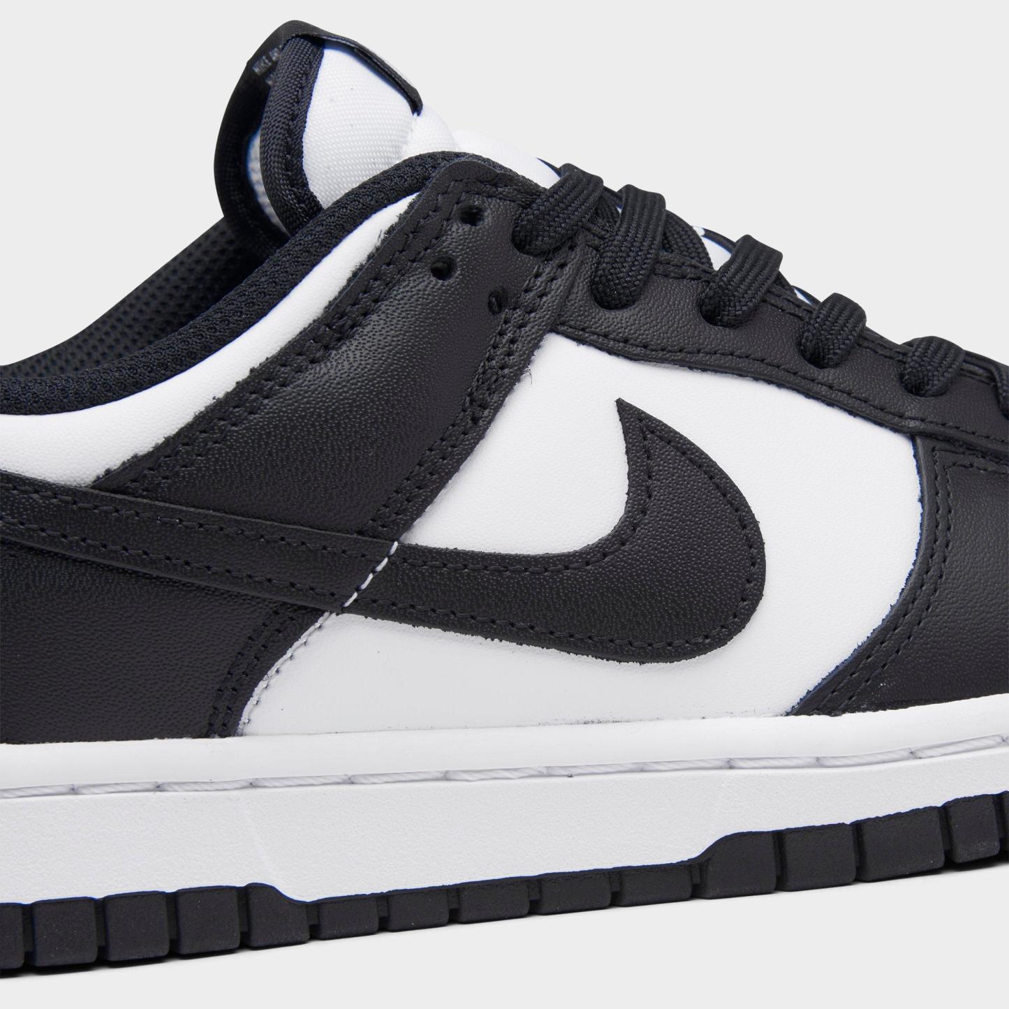 Women's Nithtke Dunk Low Retro Casual Shoes - White/Black/White - Detail shot