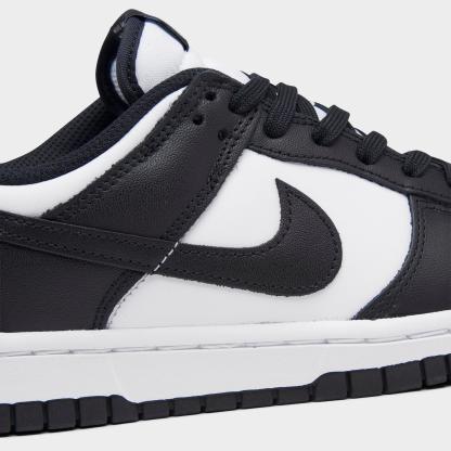 Women's Nithtke Dunk Low Retro Casual Shoes - White/Black/White - Detail shot