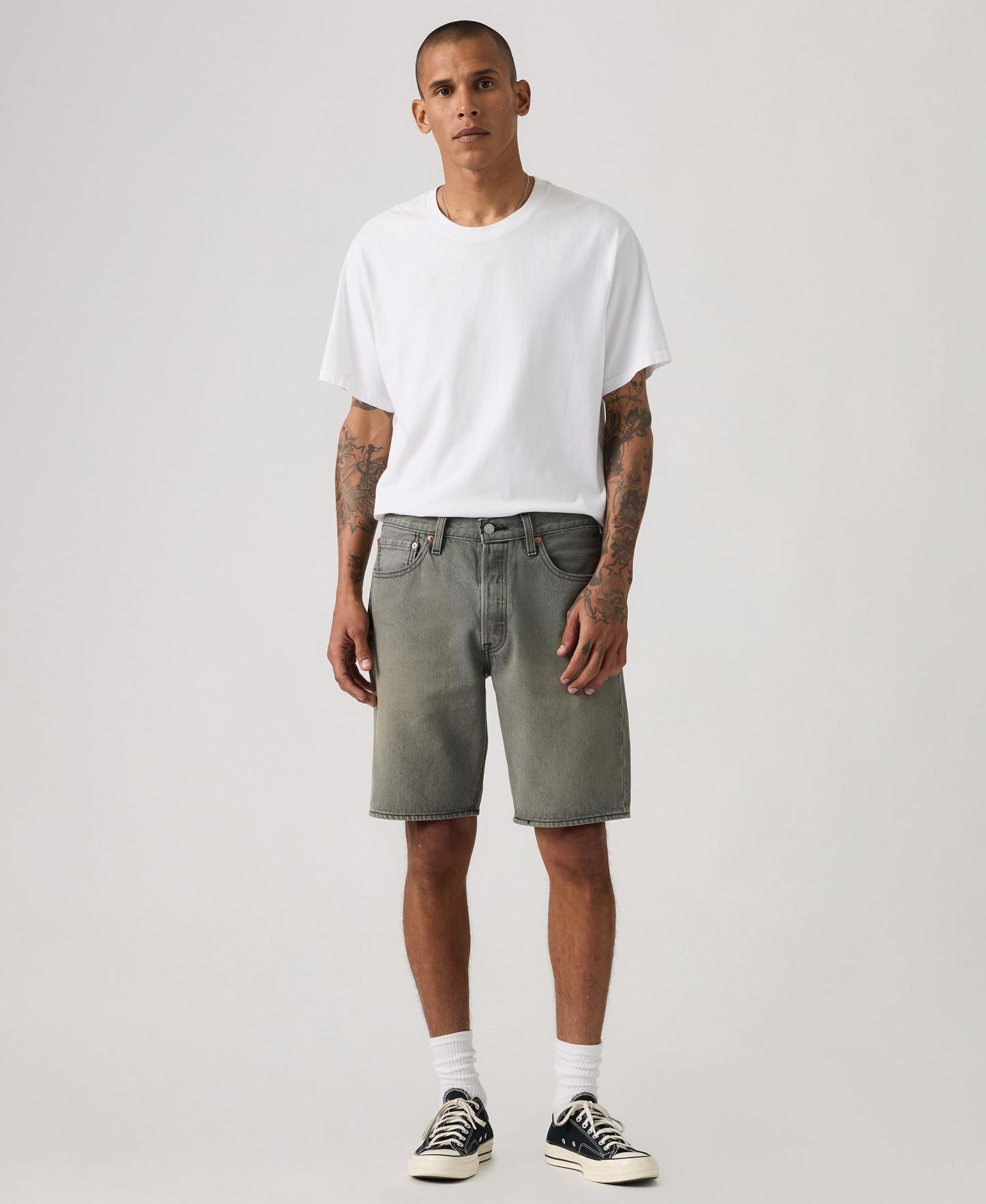 Levi's Men's 501™ Original Hemmed Stretch 9" Jean Shorts - Moon Truck