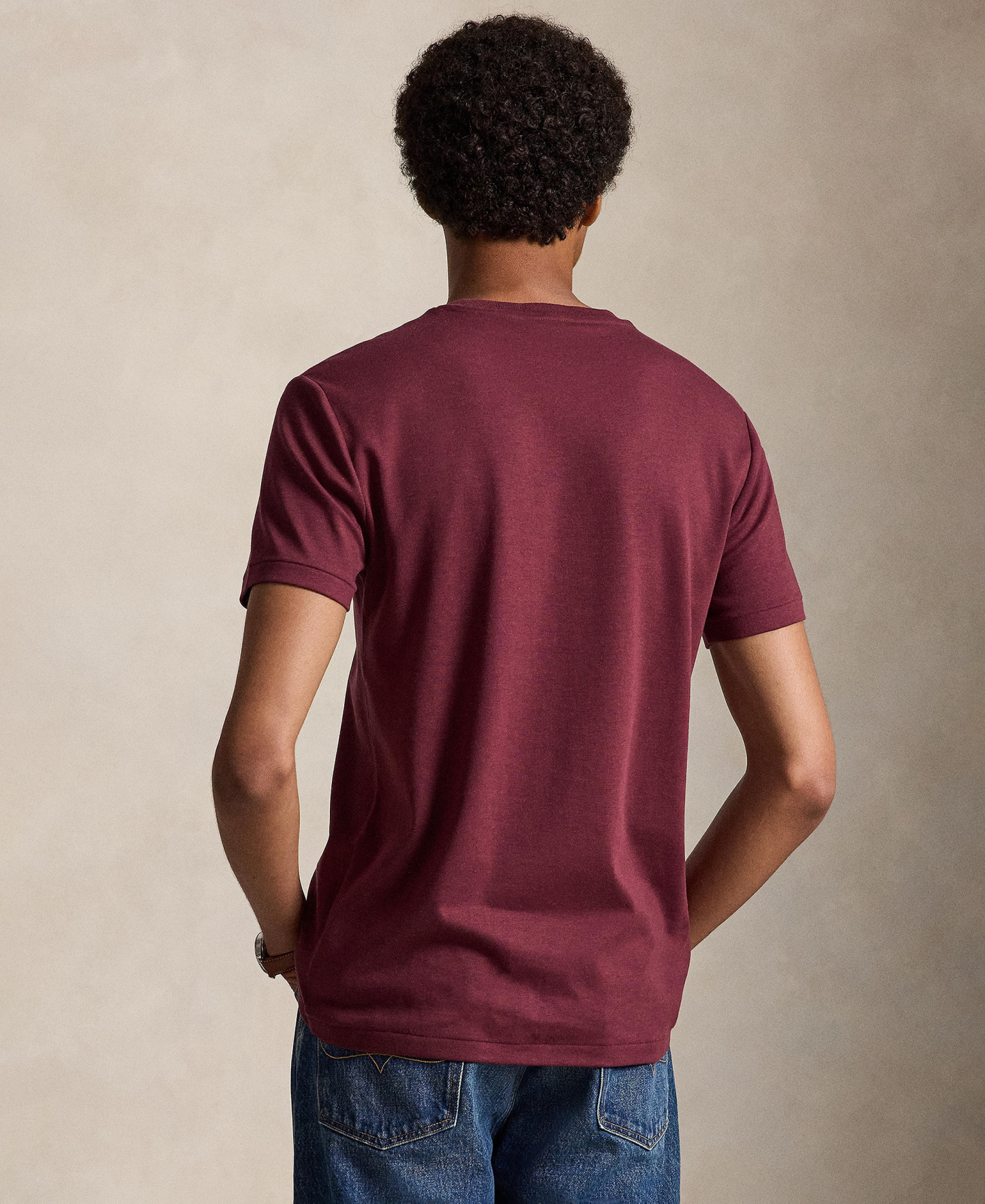 Polo Ralph Lauren Men's Custom Slim-Fit Soft Cotton T-Shirt - Spring Wine Heather