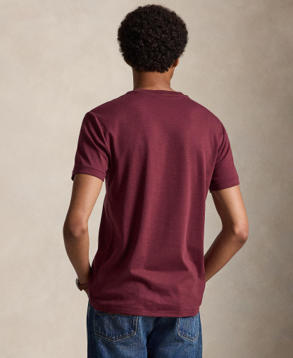Polo Ralph Lauren Men's Custom Slim-Fit Soft Cotton T-Shirt - Spring Wine Heather