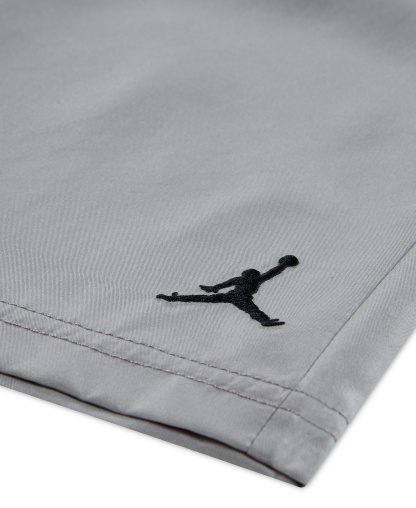 Jordan Boys' 4-7 Dri-FIT Crewneck Jersey T-Shirt and Mesh Shorts, 2-Piece Set - Medium Gray/Black