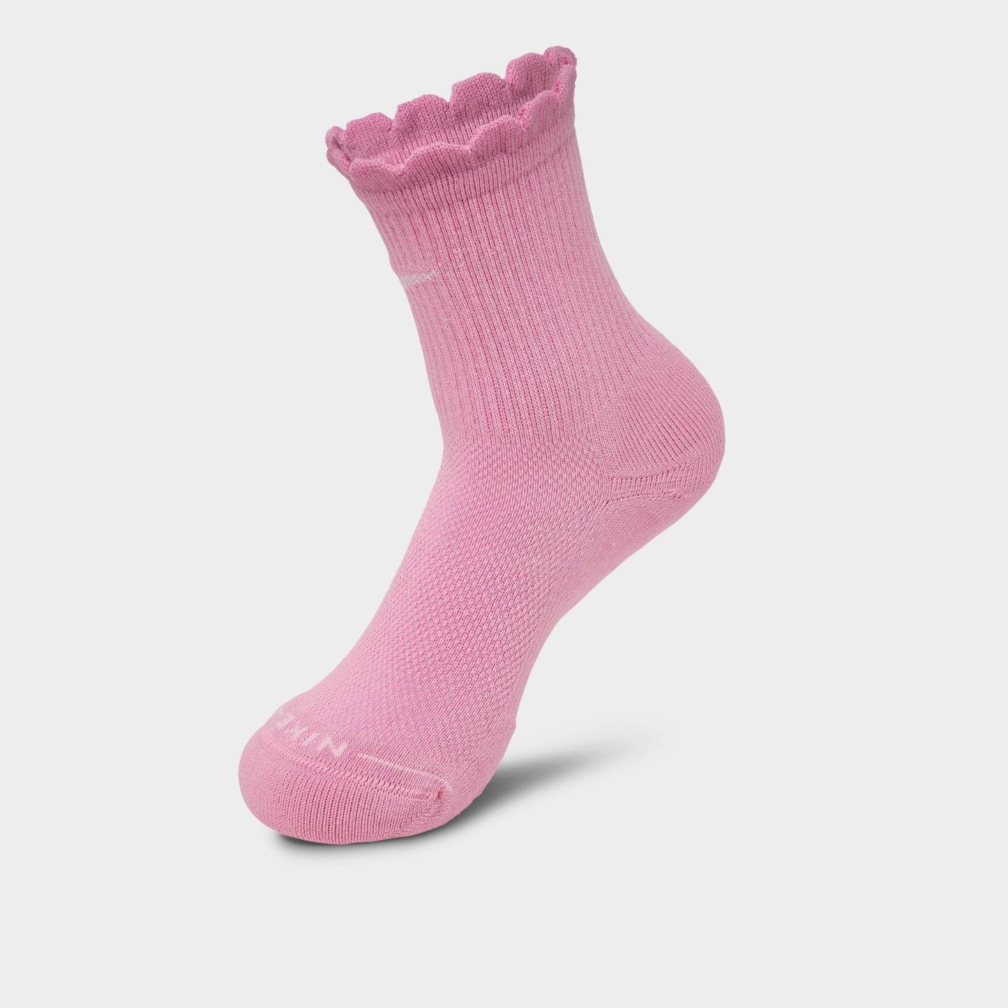 Women's Nithtke Everyday Elevated Mid-Crew Socks (2-Pack) - Sail/Pink Rise