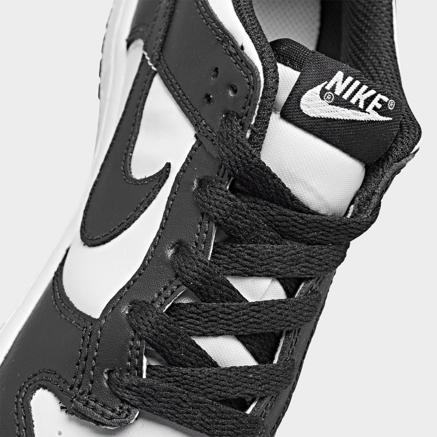Little Kids' Nike Dunk Low Casual Shoes - White/Black/White