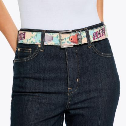 Kurt Geiger London Shoreditch 40 Belt - Pink - view 2
