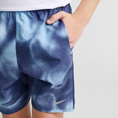 Big Kids' Nithtke Miler Graphic Dri-FIT Training Shorts - Football Blue/Midnight Navy