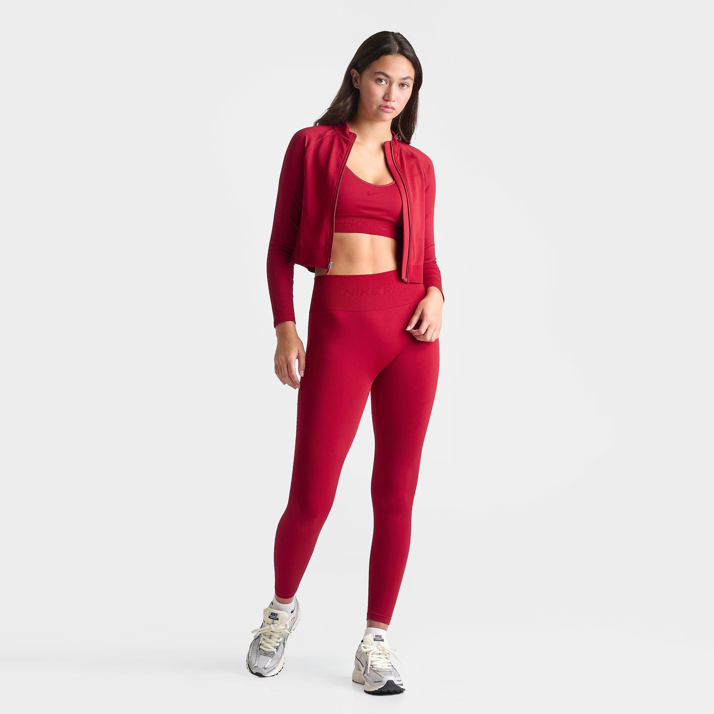 Women's Nithtke Pro Seamless High-Waisted 7/8 Leggings - Tough Red