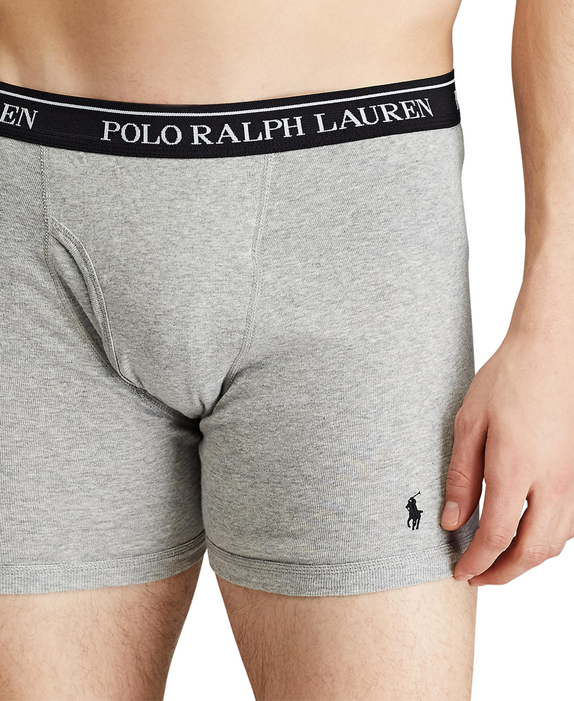 Polo Ralph Lauren Men's 5-Pack Classic Cotton Boxer Briefs - Andover / Polo Black