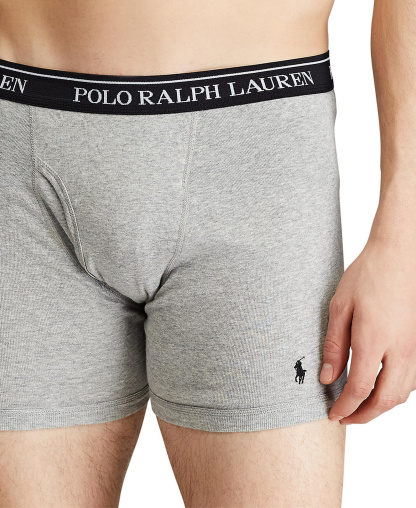 Polo Ralph Lauren Men's 5-Pack Classic Cotton Boxer Briefs - Andover / Polo Black