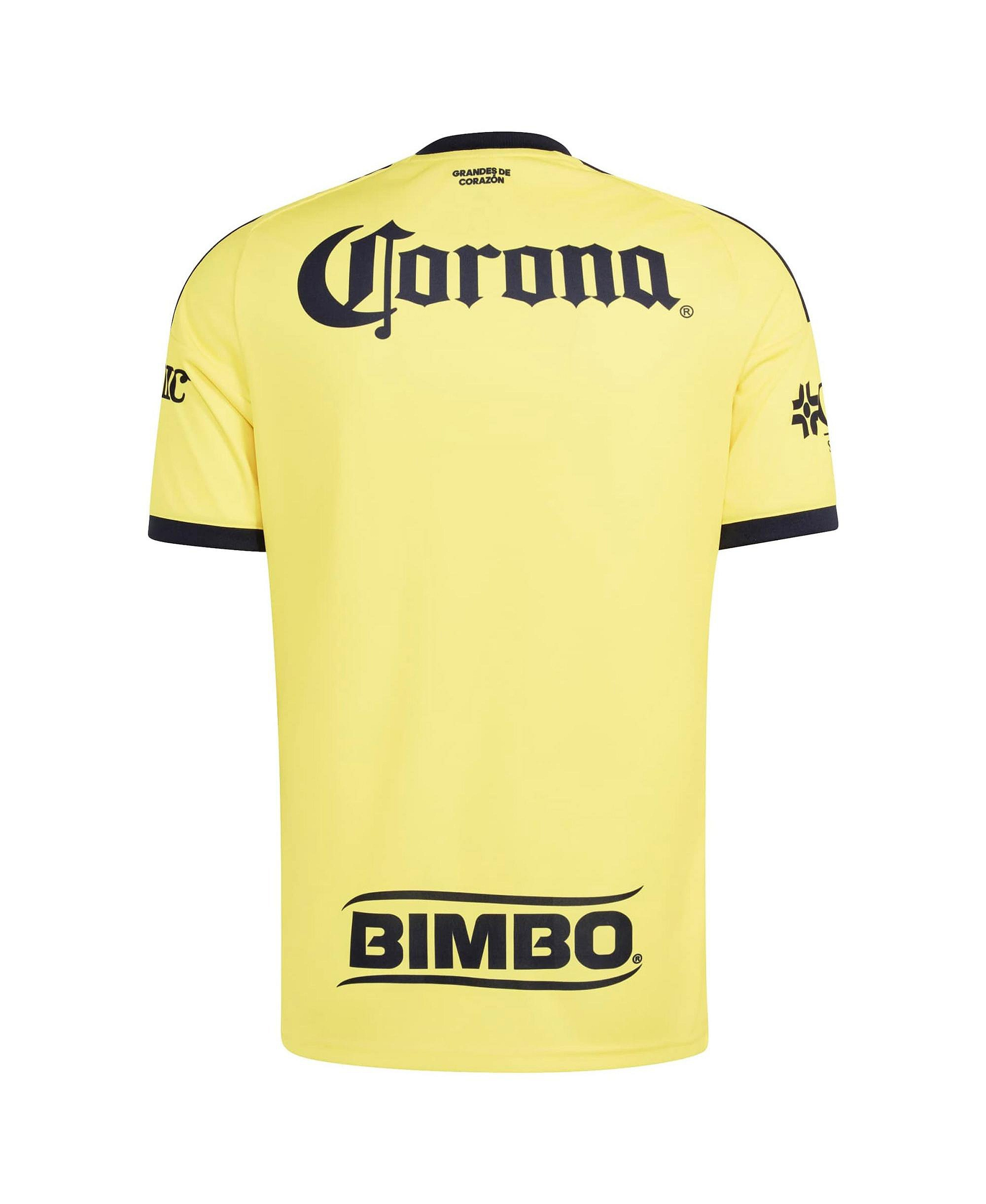 adidas Men's Yellow Club America 2026/27 Home Replica Jersey - Yellow