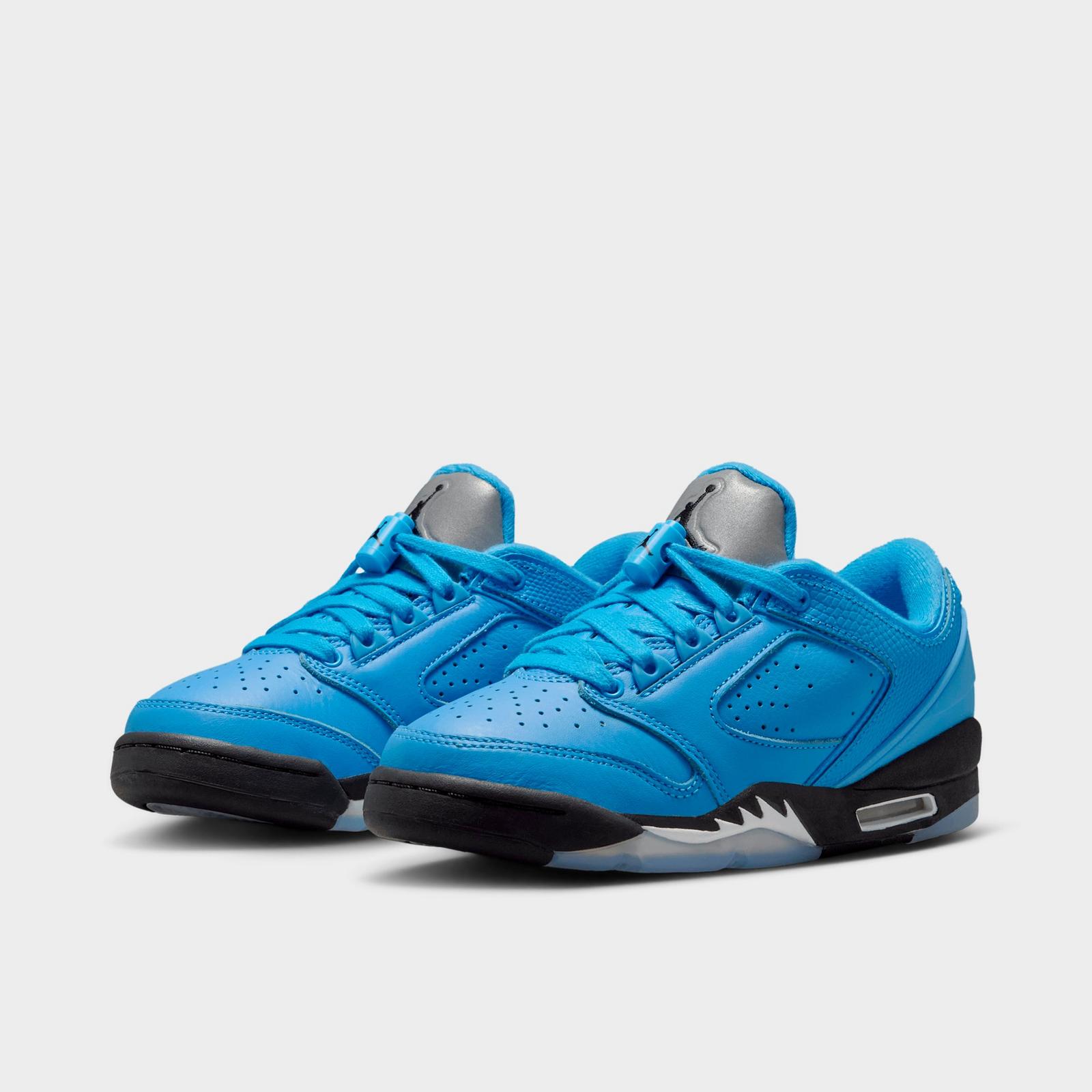 Big Kids' Jordan Sixty Plus Low Casual Shoes - University Blue/Obsidian/White - view 2
