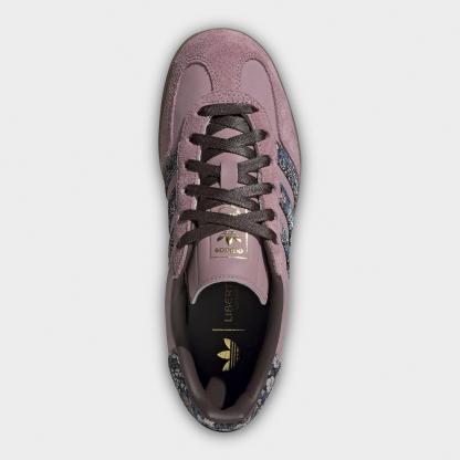 Women's adidas Originals Gazelle Indoor Casual Shoes - Magic Mauve/Aurora Coffee/Gum - Top view