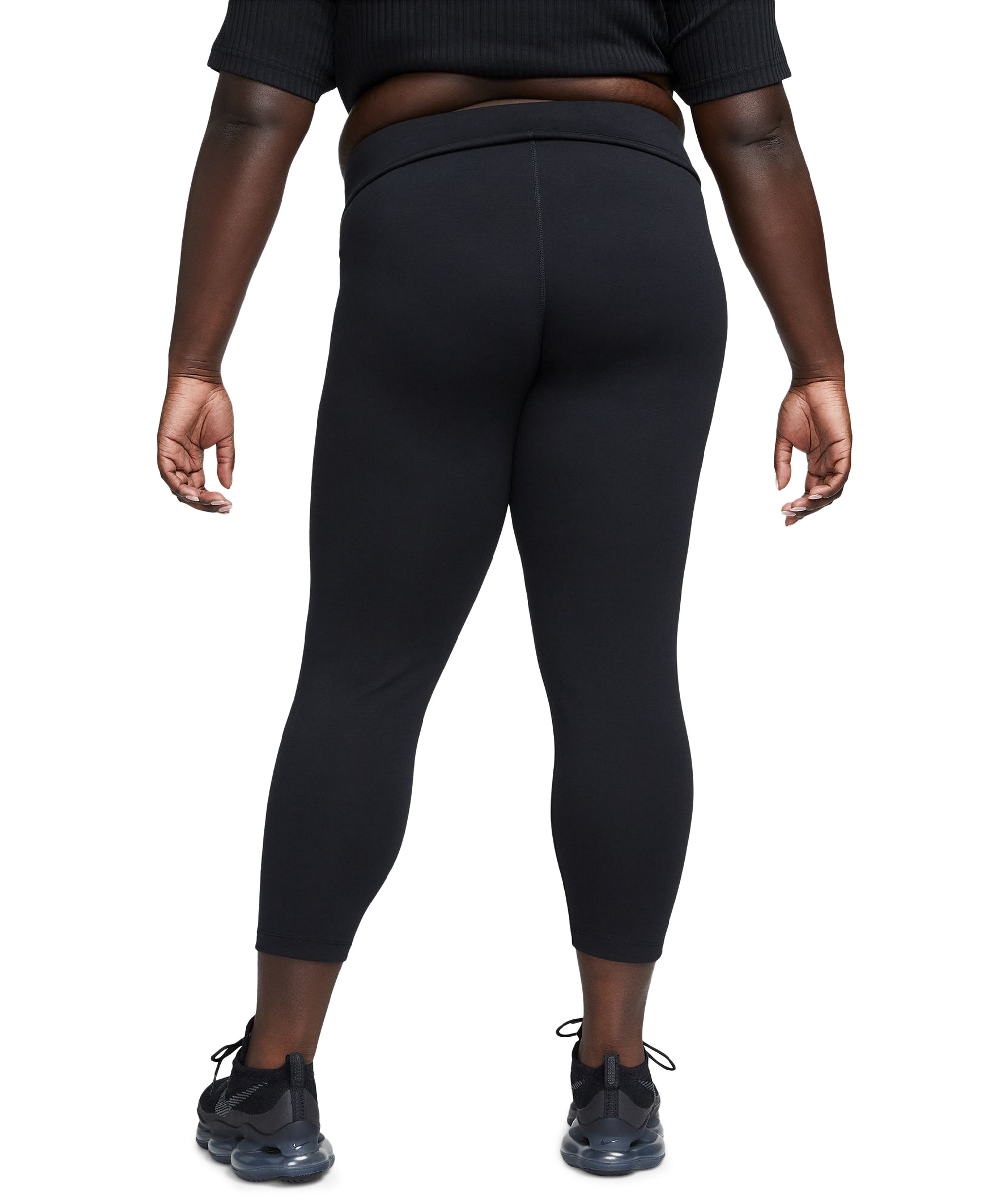 Nike Plus Size Sportswear Classics High-Waisted 7/8 Leggings - Black