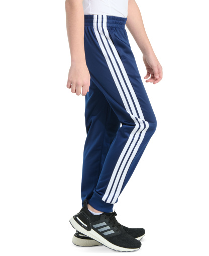 adidas Toddler & Little Boys Elastic-Waistband Essential 3-Stripe Jogger Pants - Dark Blue