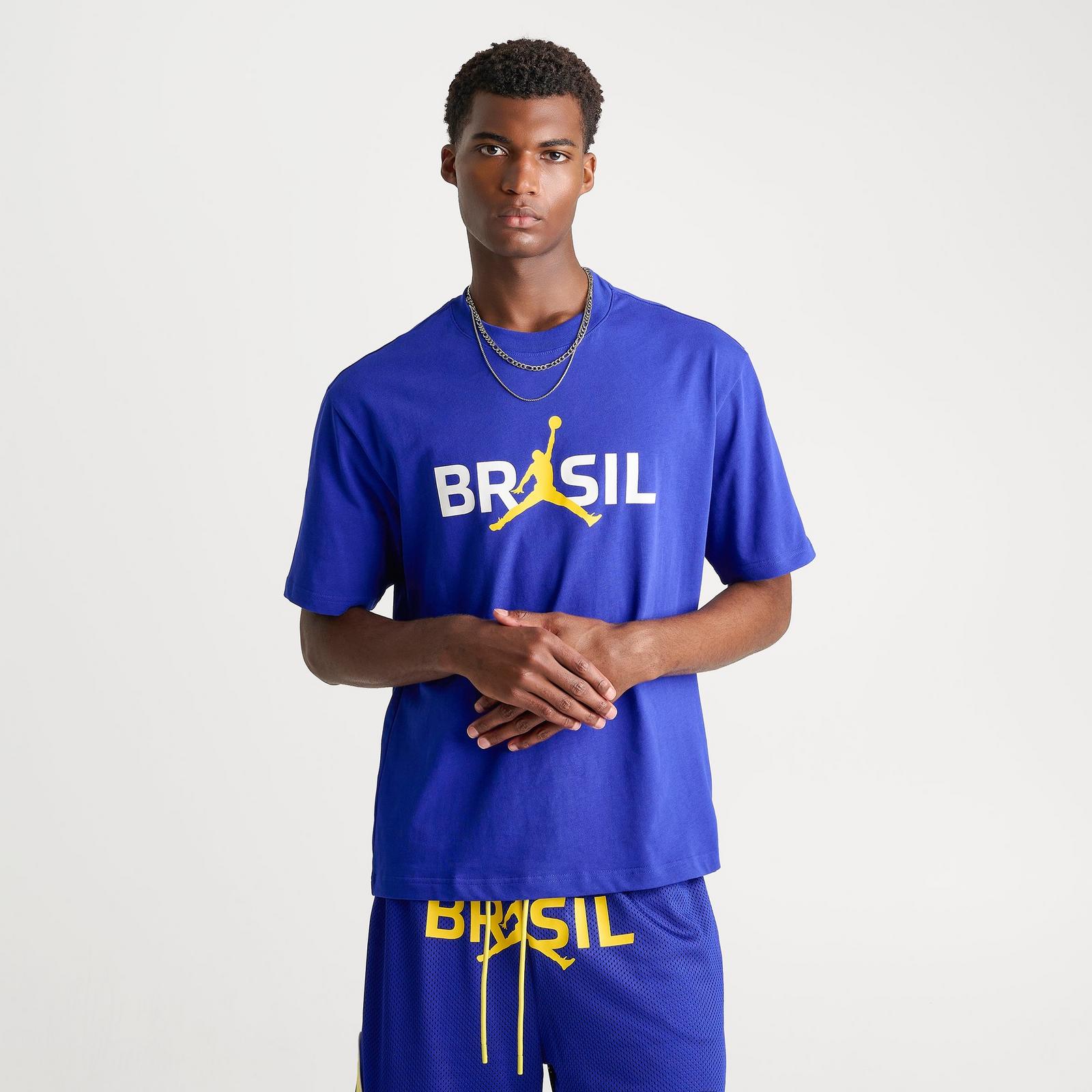 Men's Jordan 85 Brazil Logo T-Shirt - Old Royal - view 3