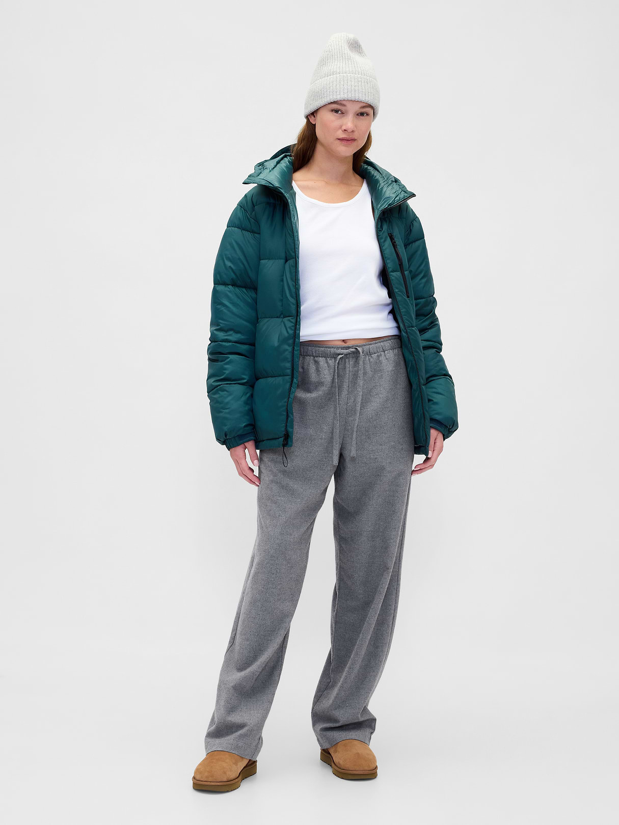 Adult Softest Flannel PJ Pants - Heather grey