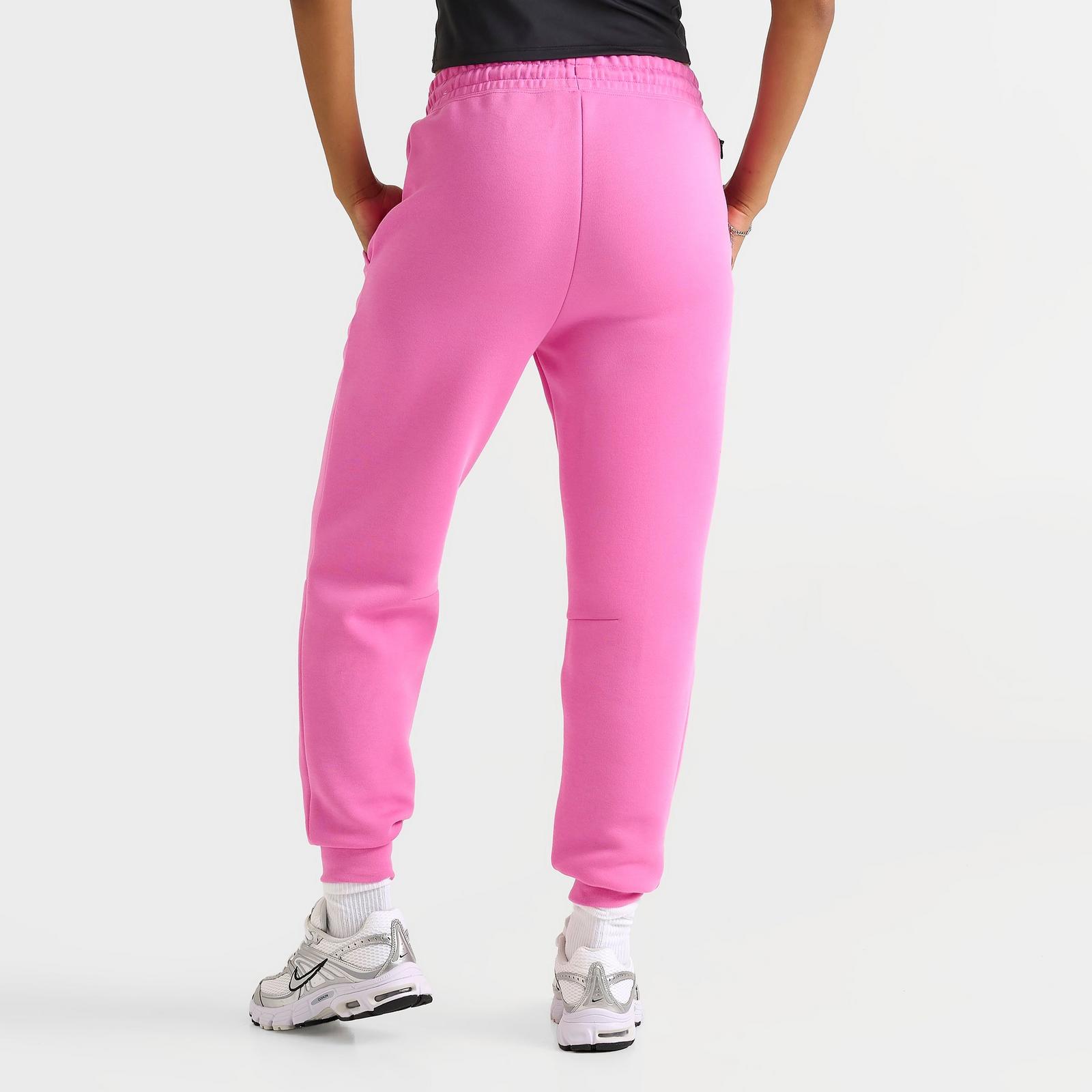 Women's Nike Sportswear Tech Fleece Jogger Pants - Playful Pink/Black
