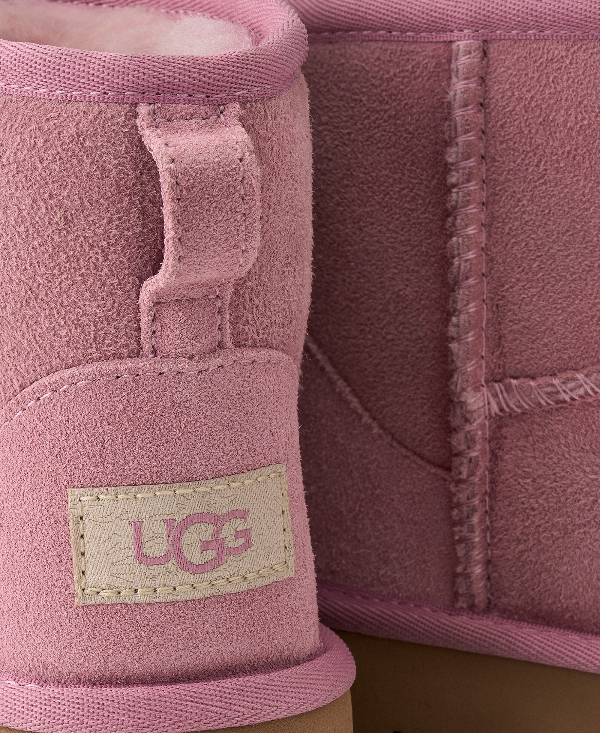 UGG® Kids' Classic Mini II Pull-On Booties - Dusty Orchid