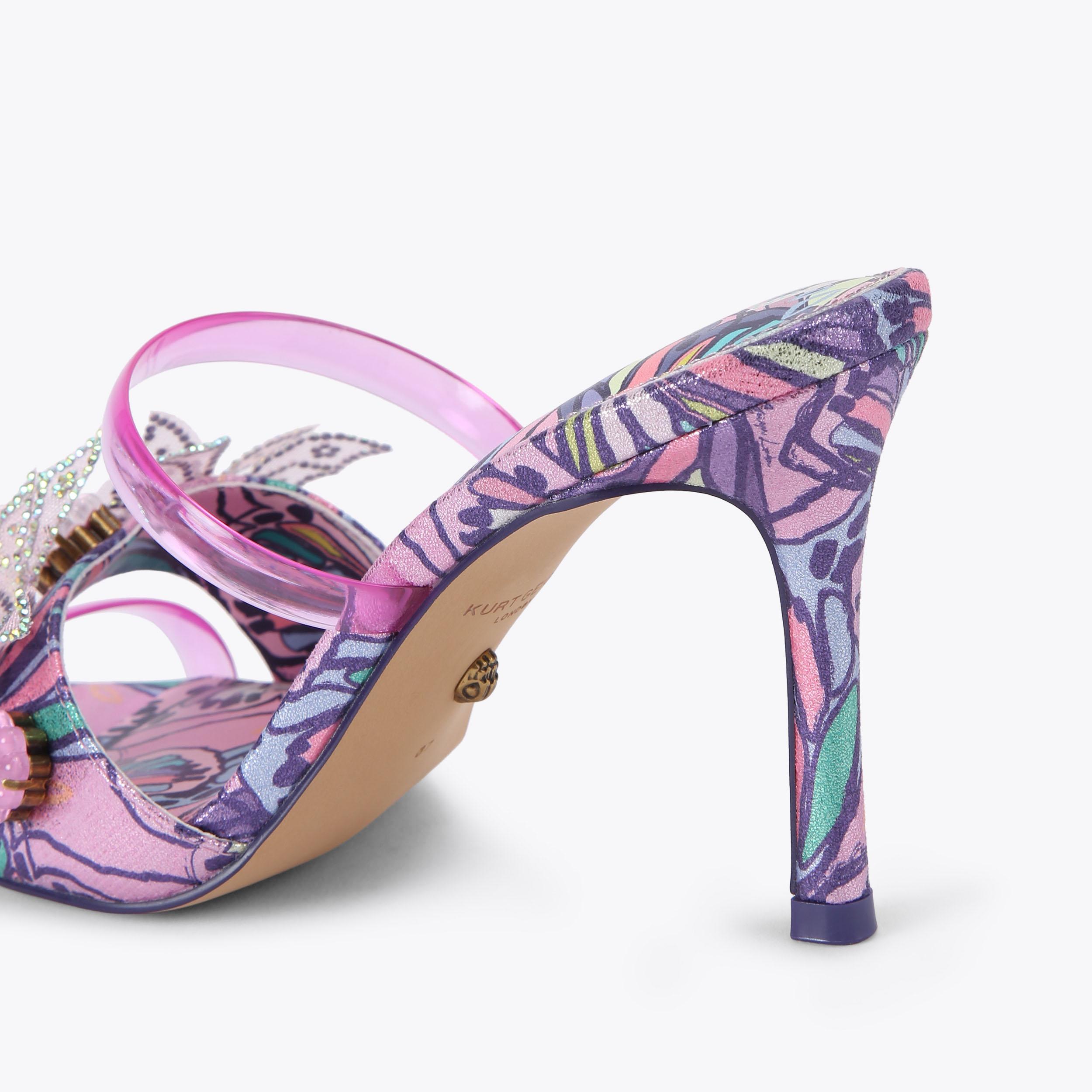 Kurt Geiger London Butterfly Mule Sandal - Purple - view 4