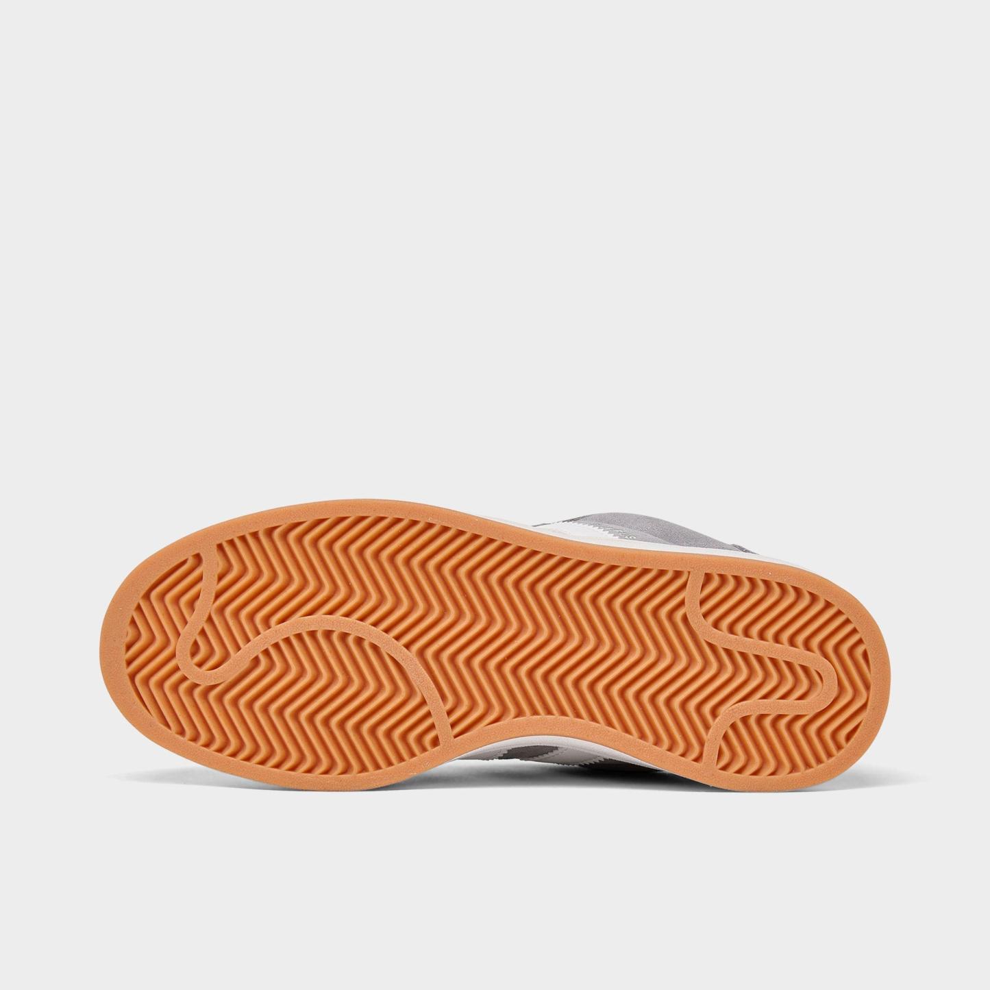 Big Kids' adidas Originals Campus 00s Casual Shoes - Grey/White - Bottom view