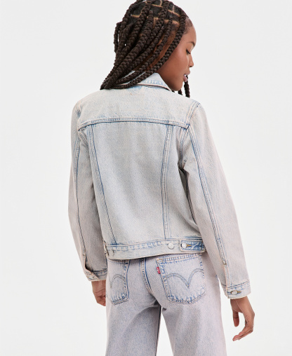 Levi's Women's Original Cotton Denim Trucker Jacket - Rose Water Trucker
