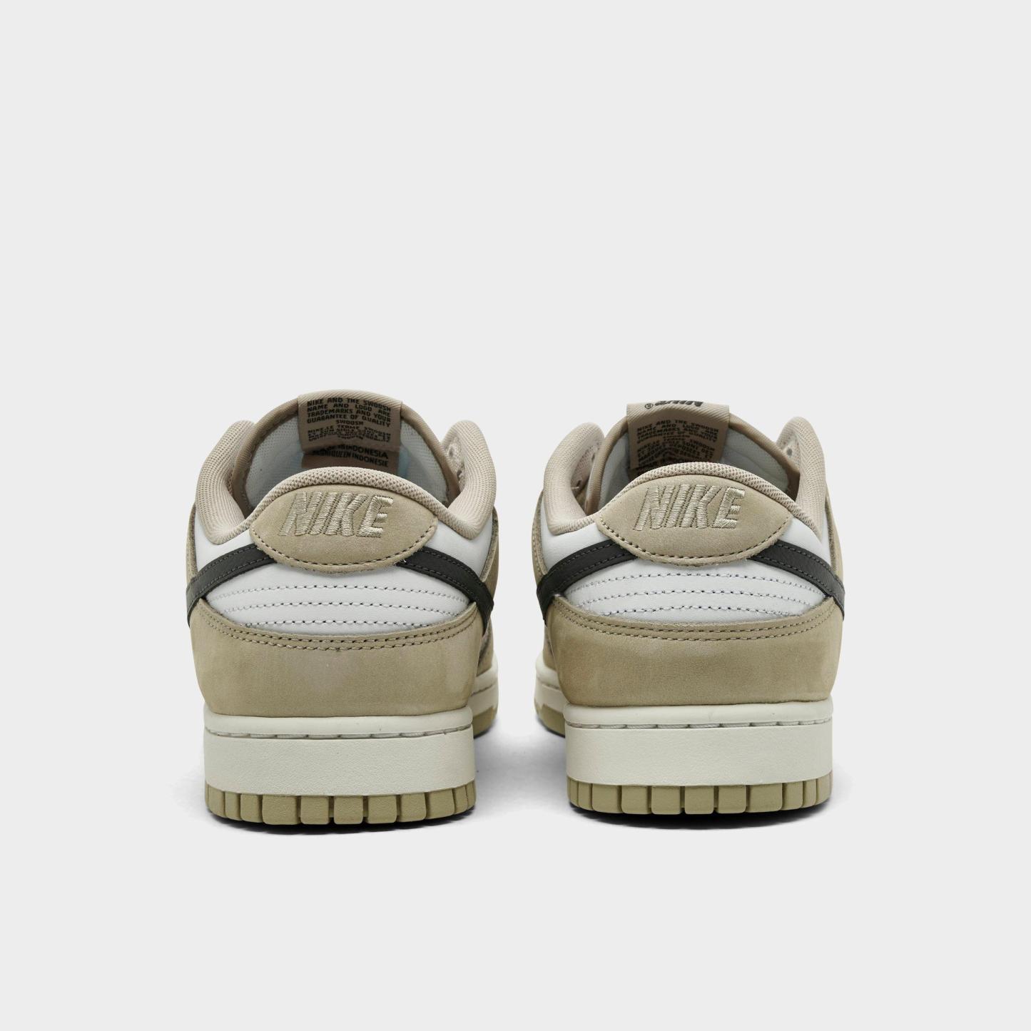 Men's Nithtke Dunk Low Retro Casual Shoes - Part 3 - Desert Khaki/Medium Ash/Summit White - Back view