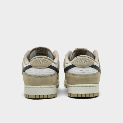 Men's Nithtke Dunk Low Retro Casual Shoes - Part 3 - Desert Khaki/Medium Ash/Summit White - Back view