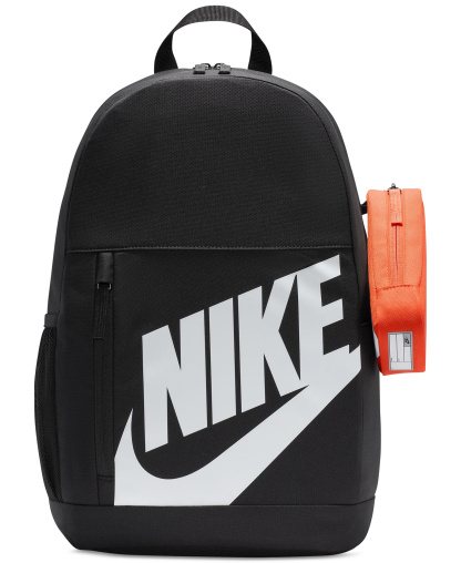 Nike Kids' Elemental Backpack with Pencil Case - Black/Orange/White