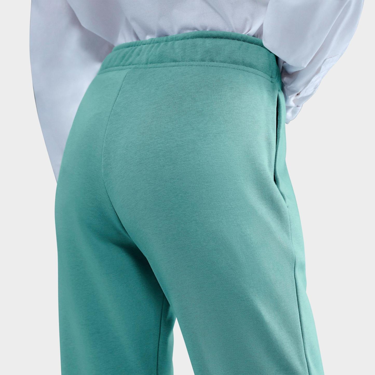 Women's Nithtke Sportswear Club Fleece Mid-Rise Jogger Pants - Cannon/White