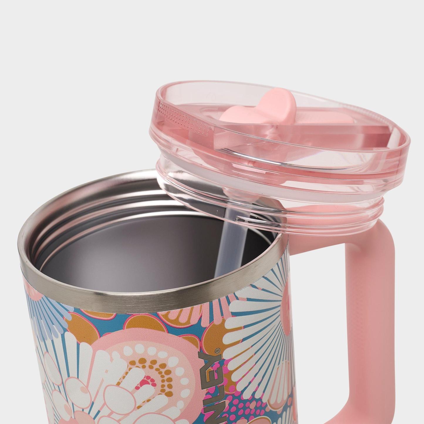 Stanley Quencher ProTour Flip Straw Tumbler (40 oz) - Sorbet Wildflower